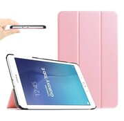 GSMWise Samsung Galaxy Tab E 9.6 - PU lederen Smart Case - Roze