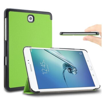 GSMWise Samsung Galaxy Tab S2 9.7 - PU lederen Smart Case - Groen