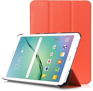 GSMWise Samsung Galaxy Tab S2 8.0 - PU lederen Smart Case - Oranje