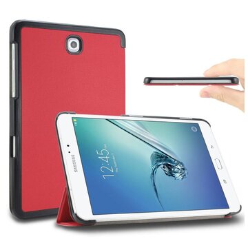 GSMWise Samsung Galaxy Tab S2 8.0 - PU lederen Smart Case - Rood