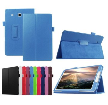 GSMWise Samsung Galaxy Tab E 9.6 - Book Case Hoes - Aqua Blauw