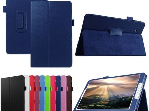 GSMWise Samsung Galaxy Tab E 9.6 - Book Case Hoes - Blauw
