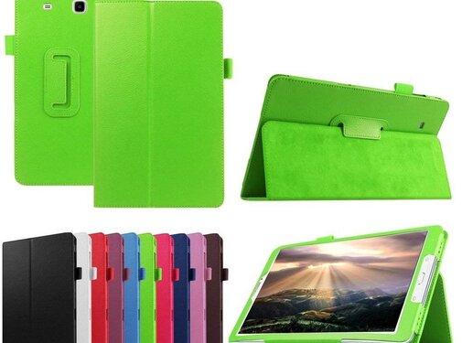 GSMWise Samsung Galaxy Tab E 9.6 - Book Case Hoes - Groen