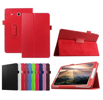 GSMWise Samsung Galaxy Tab E 9.6 - Book Case Hoes - Rood