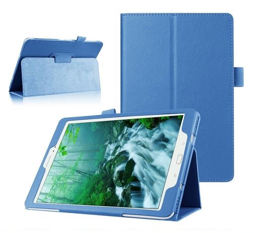 GSMWise Samsung Galaxy Tab S2 8.0 T715 / T710 - Leather Book Cover Flip Hoes voor bescherming voor- en achterkant - Kleur Aqua