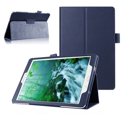 GSMWise Samsung Galaxy Tab S2 8.0 T715 / T710 - Leather Book Cover Flip Hoes voor bescherming voor- en achterkant - Kleur Blauw