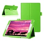 Samsung Galaxy Tab S2 8.0 T715 / T710 - Leather Book Cover Flip Hoes voor bescherming voor- en achterkant - Kleur Groen