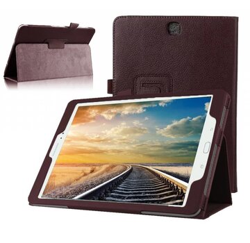 GSMWise Samsung Galaxy Tab A 9.7 - Book Case Hoes - Bruin