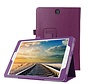 Samsung Galaxy Tab A 9.7 T550 - Leather Book Cover Flip Hoes voor bescherming voor- en achterkant - Kleur Paars