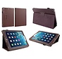 Apple iPad Mini 1 / 2 / 3 - Leather Book Cover Flip Hoes voor bescherming voor- en achterkant - Kleur Bruin