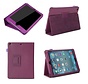 Apple iPad Air 2 (iPad 6) - Leather Book Cover Flip Hoes voor bescherming voor- en achterkant - Kleur Paars