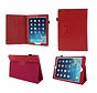 Apple iPad Air 2 (iPad 6) - Leather Book Cover Flip Hoes voor bescherming voor- en achterkant - Kleur Rood