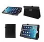 Apple iPad Air 2 (iPad 6) - Leather Book Cover Flip Hoes voor bescherming voor- en achterkant - Kleur Zwart