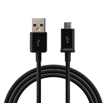 GSMWise 3 meter Micro USB kabel Zwart