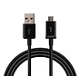 3 meter Micro USB 2.0 oplaad kabel universeel - zwart