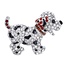 Fako Bijoux® - Broche - Puppy - Kristal - 53x40mm - Rood
