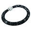 Fako Bijoux® - Armband - Sterrenstof Disco Dots - Zwart/Mix