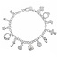 Fako Bijoux® - Bedelarmband - Verzilverd - 13 Bedels