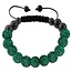Fako Bijoux® - Armband - Disco Dots - Deluxe - Groen