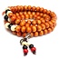 Fako Bijoux® - Buddha Armband - Sandelhout - Deluxe - 8mm - Roodbruin