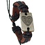 Fako Bijoux® - Armband - Leder - Hart - Zwart
