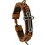 Fako Bijoux® - Armband - Leder - Kruis Open - Lichtbruin