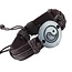 Fako Bijoux® - Armband - Leder - Yin Yang - Bruin