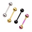 Fako Bijoux® - Barbell Piercing - 12mm - Set - 4 Stuks