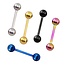 Fako Bijoux® - Barbell Piercing - 12mm - Set - 5 Stuks