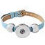 Fako Bijoux® - Armband Voor Click Buttons - Basic - Lichtblauw