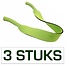 Fako Bijoux® - Brillenkoord Neopreen - Brilband - Sport - Watersport - Groen - 3 Stuks