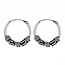 Fako Bijoux® - Bali Oorringen - Bali - 12mm - Zilverkleurig