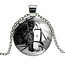 Fako Bijoux® - Ketting - Cabochon - Paardenhoofden