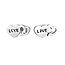 Fako Bijoux® - Oorbellen - Steker - RVS - Stainless Steel - Hartjes Love
