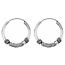 Fako Bijoux® - Bali Oorringen - Lamu - 15mm - Zilverkleurig