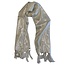 Fako Fashion® - Glitter Sjaal - Lichte Shawl - 175x50cm - Crème