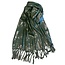 Fako Fashion® - Glitter Sjaal - Lichte Shawl - 175x50cm - Groen