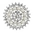 Fako Bijoux® - Broche - Parel Kristal Merel - 35x35mm - Zilverkleurig