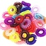 Fako Fashion® - Haarelastiek - Telefoonkabel - Mini - Mix T - 25mm - 20 Stuks