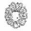 Fako Bijoux® - Broche - Bloem - Ovaal - XXL - 57x65mm - Zilverkleurig