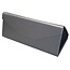 Fako Bijoux® - Brillenkoker - Opvouwbaar - 16x7x6.5cm - Zilver