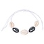 Fako Bijoux® - Schelpjes Armband - Wit - 2x Grijs