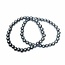 Fako Bijoux® - Armband Set - Parel Duo - 6mm - Grijs