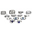 Fako Bijoux® - Bohemian Stijl Ringenset - Meja - 14-Delig - Zilverkleurig