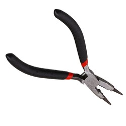 Fako Bijoux® - Rondbek Kniptang - Flat Nose Cut Pliers - Sieraden Maken - Sieraden Tang - 12.5cm