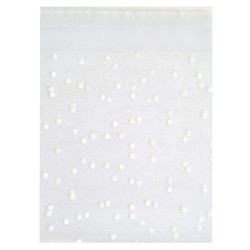 Fako Bijoux® - 100x Uitdeelzakjes - Cellofaan Plastic Traktatie Kado Zakjes - Snoepzakjes - Stipjes - 10x10cm