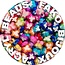 Fako Bijoux® - Acryl Kralen - Vlindertjes Duo - 10mm - Sieraden Maken - 200 Stuks - Mix