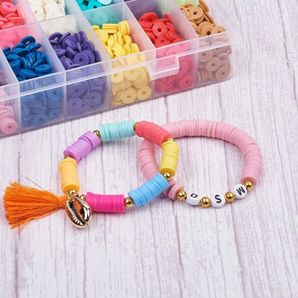 Ga naar het circuit klok basketbal Fako Bijoux® - DIY Katsuki Kralen Set DLX - Sieraden Maken Kit - Zelf Sieraden  Maken - 6mm - 4800 Stuks - Fako Bijoux