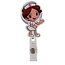 Fako Bijoux® - Badgehouder - Sleutel Houder - Rolspeld - Verpleegster - Zuster - Happy
