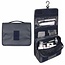 Fako Fashion® - Toilettas Met Haak - Travel Bag - Organizer Voor Toiletartikelen - Reisartikelen - Travel Bag - Ophangbare Toilettas - Ster Donkerblauw/Groen